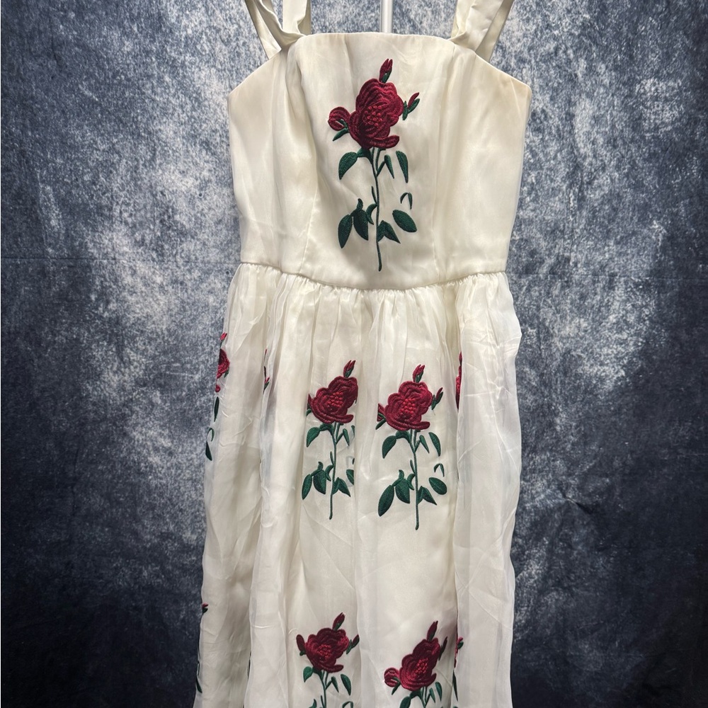 Floral Embroidered Dress